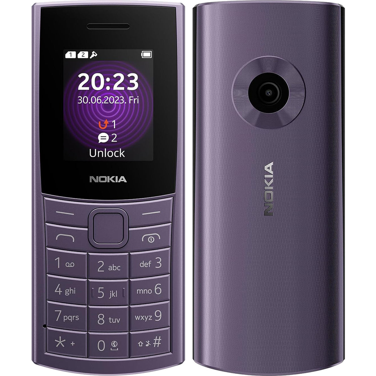 Nokia 110 4G Arctic Purple feature phone